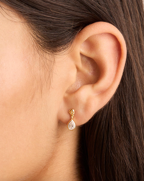 By Charlotte Adored Drop Earrings - 18k Gold Vermeil