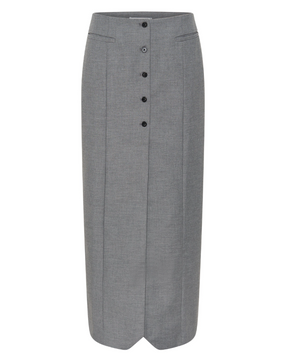 Third Form Metropolis Tailored Maxi Skirt - Smoke