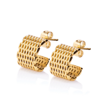 Ever Broadway Hoop Earring - Gold