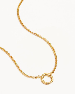 By Charlotte Horizon Annex Link Necklace - 18k Gold Vermeil