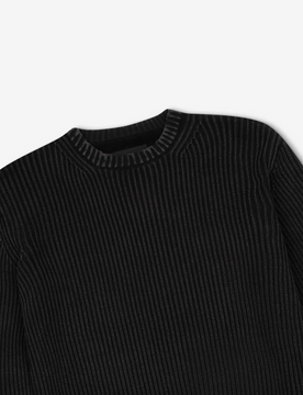 Mr Simple Fisher Knit - Black