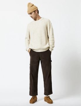 Mr Simple Fisher Knit - Oatmeal