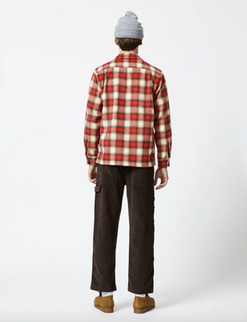 Mr Simple Nomad LS Flannel - Red/Natural