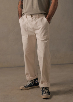 Mctavish Canvas Pants - Porcelain