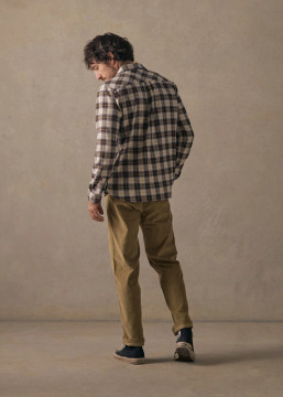 Mctavish Featherweight Flannel - Smoke Blue