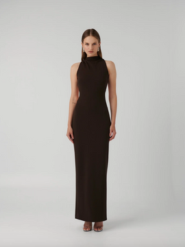 Effie Kats Ambre Gown - Coffee