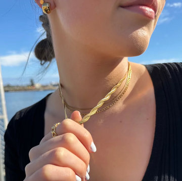 Ever Urban Flow Necklace - Gold