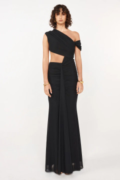 She is OLLÁ Zimi Maxi Dress - Black