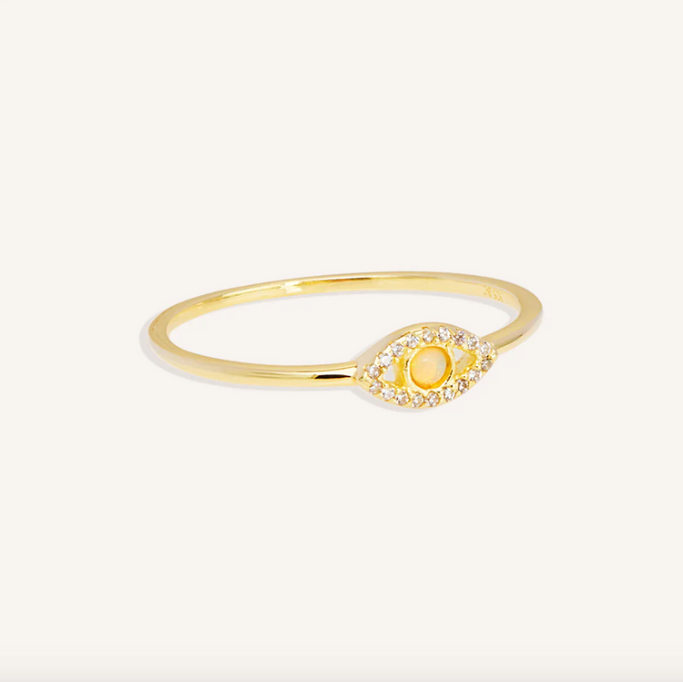 By Charlotte Eye of Intuition Ring - Gold