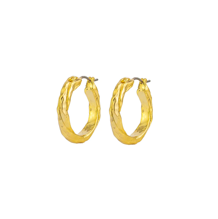 Jolie and Deen Catalina Hoops - Gold