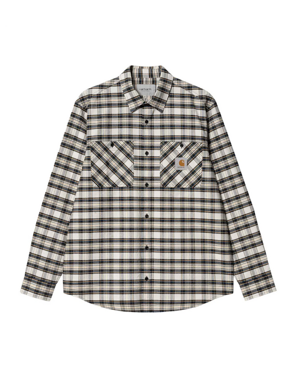 Carhartt Wip L/S Solander Shirt Check - Wax