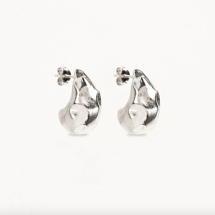 By Charlotte Wild Heart Earrings - Silver