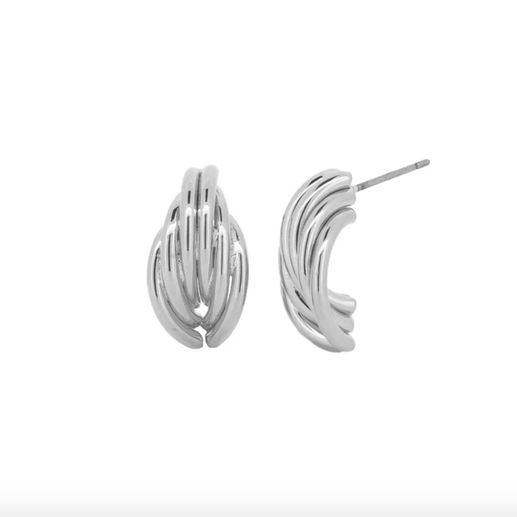 Jolie & Deen Zahara Earrings - Silver