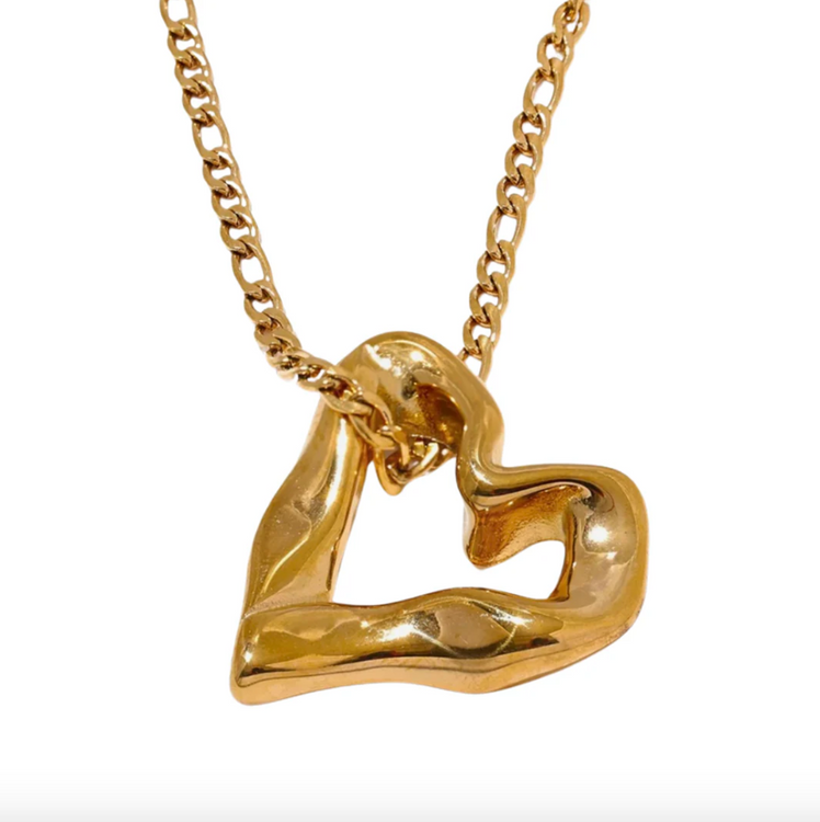EMTE Heart Strong Necklace - Gold