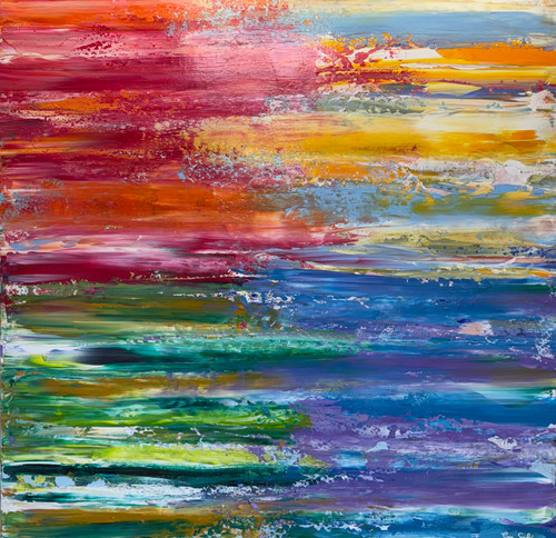 "Oh Happy Day" - 36" X 36" Acrylic on Canvas