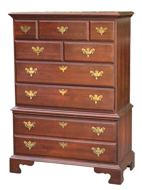 Chippendale-Style Mahogany Tall Chest Crafted by Jamestown Sterling Furniture