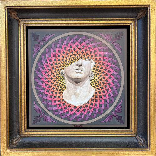 "Acrolith Reflection" - 10" x 10" Oil on Panel