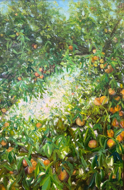 "Wild Orchard" - 36" x 24" Oil on Aluminum