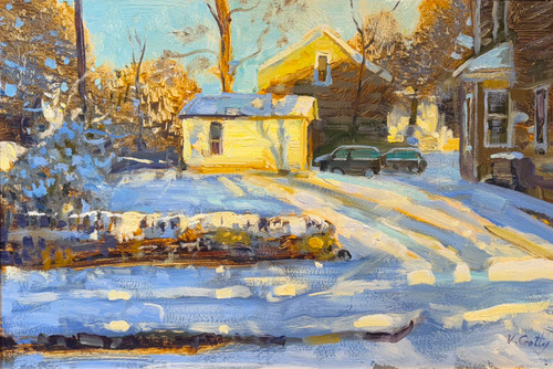 "Winter Sunshine" - 12" x 18" Oil on Canvas