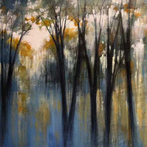 "Land Meets Water I" - 20" x 20" Oil on Canvas SOLD