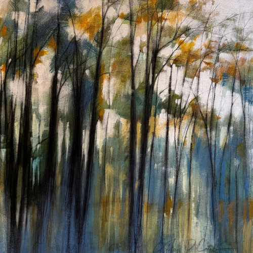 "Land Meets Water II" - 20" x 20" Oil on Canvas