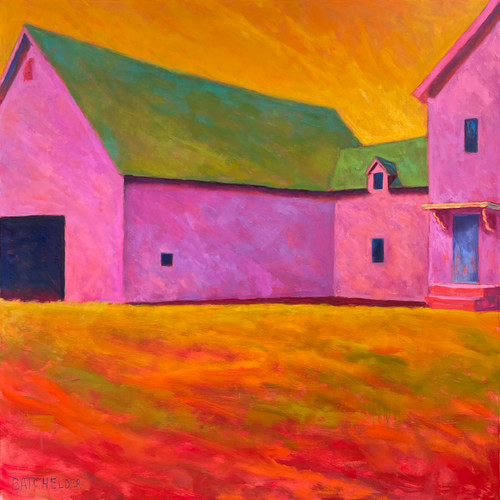 "Southern Rose" - 40" x 40" Oil on Canvas
