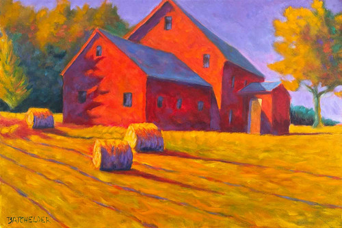 "Upstate Farm" - 24" x 36" Oil on Canvas SOLD
