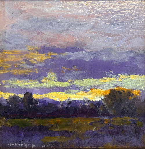"Dawn" - 5" x 5" Oil on Masonite