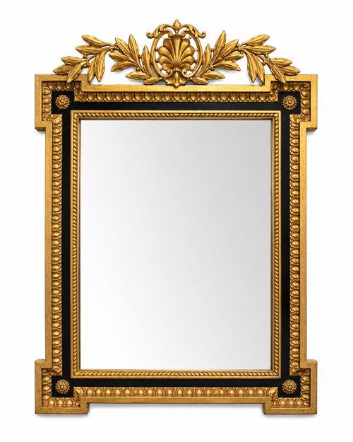 English Regency / Neoclassical style, Carvers' Guild "Laurel" Mirror