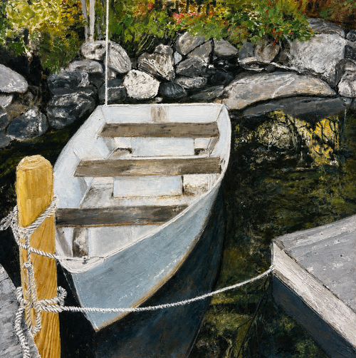 "Intersecting Angles" - 24" x 24" Oil on Canvas
