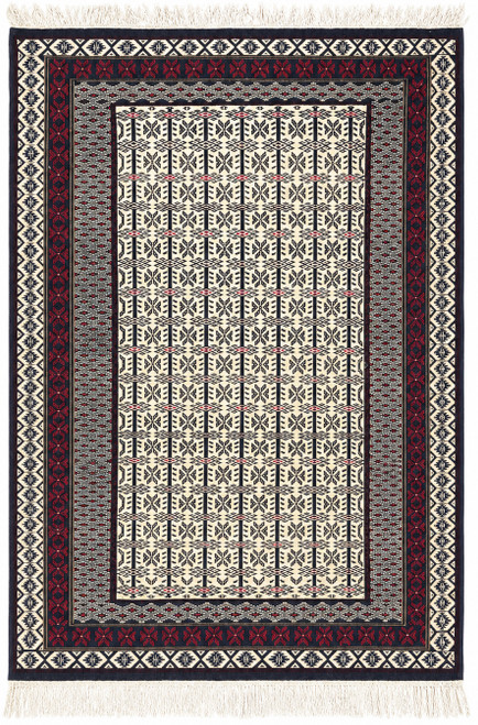 4x6 Vintage Afghan Turkmen Zahir Shahi Carpet