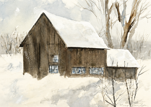 "Barnstorming" - 12" x 15" Watercolor