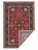 3.75x5.75 Hand-knotted Vintage Wool  Persian Qum (Qom) Carpet #39