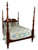 Four Pencil Poster Old Tavern Bed Queen by Harden Furniture SOLD