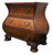 Curved Sided Chest / Bureau with 3 drawers