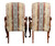 A pair of Queen Anne Style Mahogany Upholstered Armchairs