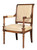 Pair of English Empire Revival Mahogany Armchairs