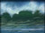 "Emerald Crest II" original 9x12 seascape pastel painting by Sandra Kavanaugh showing a massive breaking wave with a deep emerald green core and white sea foam spray.