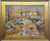 An original oil painting by Byron Carr titled Yellow Air, depicting a shallow rocky mountain stream surrounded by glowing yellow and gold autumn trees.