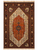 (4X6.5 ) Hand Knotted Persian Malayer Antique Wool Carpet #8