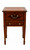 Hekman Traditional Mahogany Two-Drawer Chairside End Table With Brass Pulls