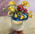 "Spring Flowers in Vintage Jug" - 12" x 12" Oil on Linen