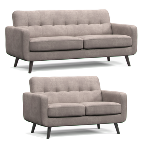 Kendal fabric Antelope beige sofa suite 3 seater 2 seater cheap living room furniture seating