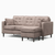 Eden Pewter beige l shaped reversible corner sofa 3 seater fabric living room curved sofa cheap