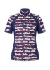 KERRITS - Equibreeze Ice Fil® Short Sleeve - BERRY BRUSHSTROKES