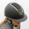 Equinavia Crown MIPS Helmet - Black / Silver Crystals