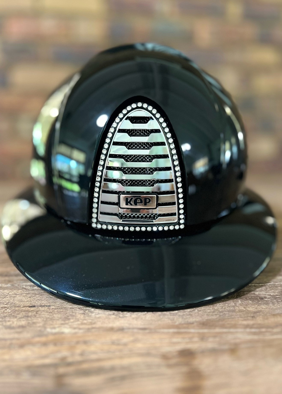 KEP CROMO 2.0 HELMET POLISH BLACK CRYSTAL FRAME POLO VISOR