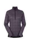 Ice Fil® Lite Long Sleeve Riding Shirt - Blackberry Plaid