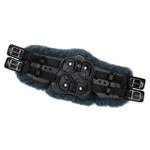 Stubben Equi-Soft Girth Black - With Black Lambskin 