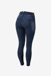 Horze - Cecilia Women's Denim Silicone Full Seat Breeches - Light Denim Blue